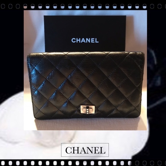 CHANEL Handbags - CHANEL Quilted Re-Issue lambskin leather wallet
